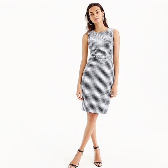 J.Crew belted Gingham Dress - Picture 2 of 10